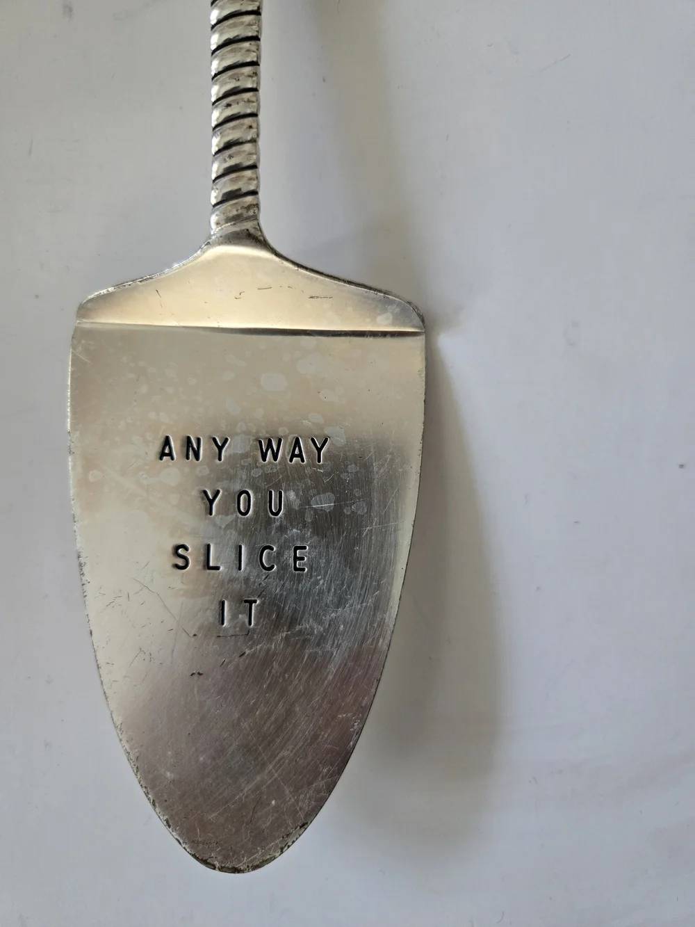 Silver Cake Server - Any Way You Slice It